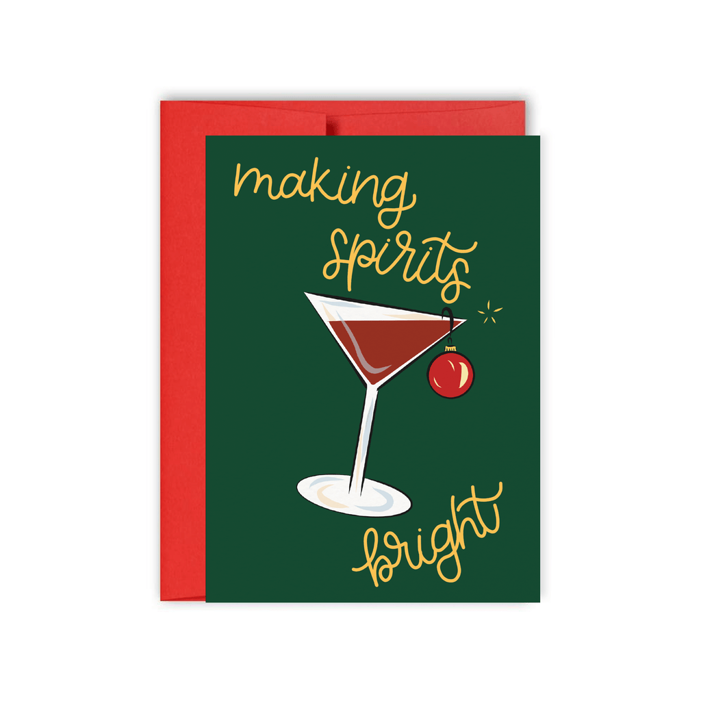 Making Spirits Bright Christmas Card - Hue Complete Me