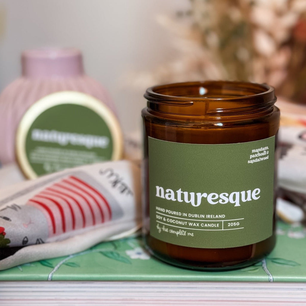 Naturesque Amber Jar Candle - Hue Complete Me