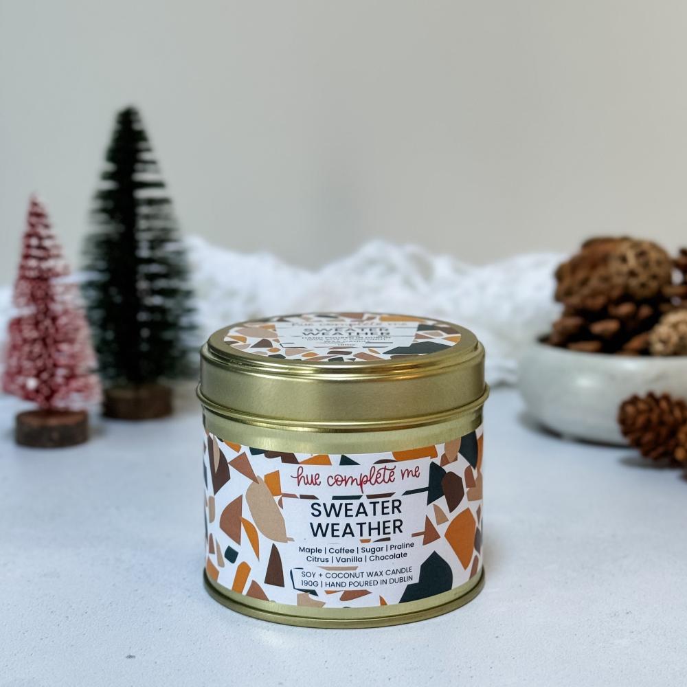 Sweater Weather Candle Tin