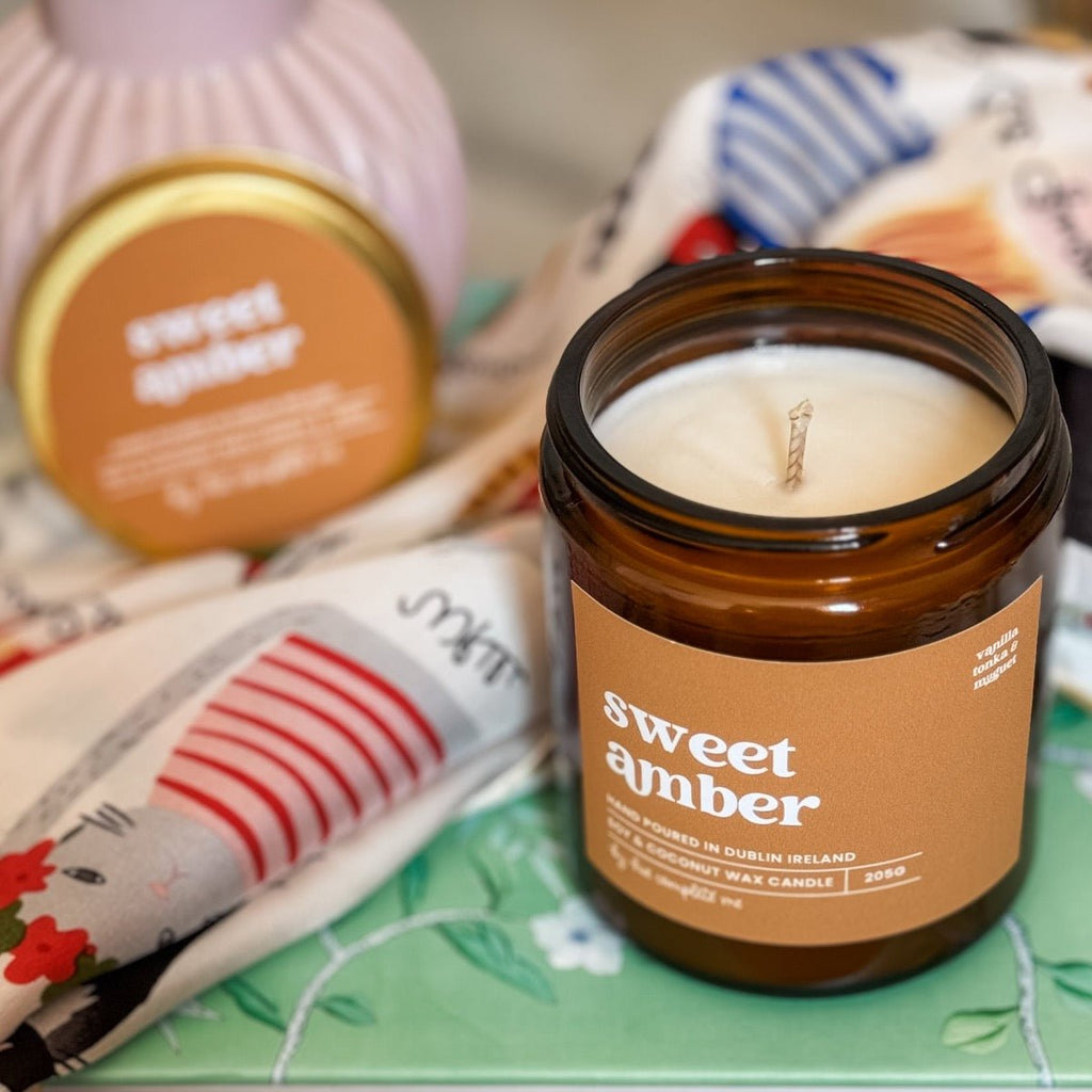 Sweet Amber Amber Jar Candle - Hue Complete Me